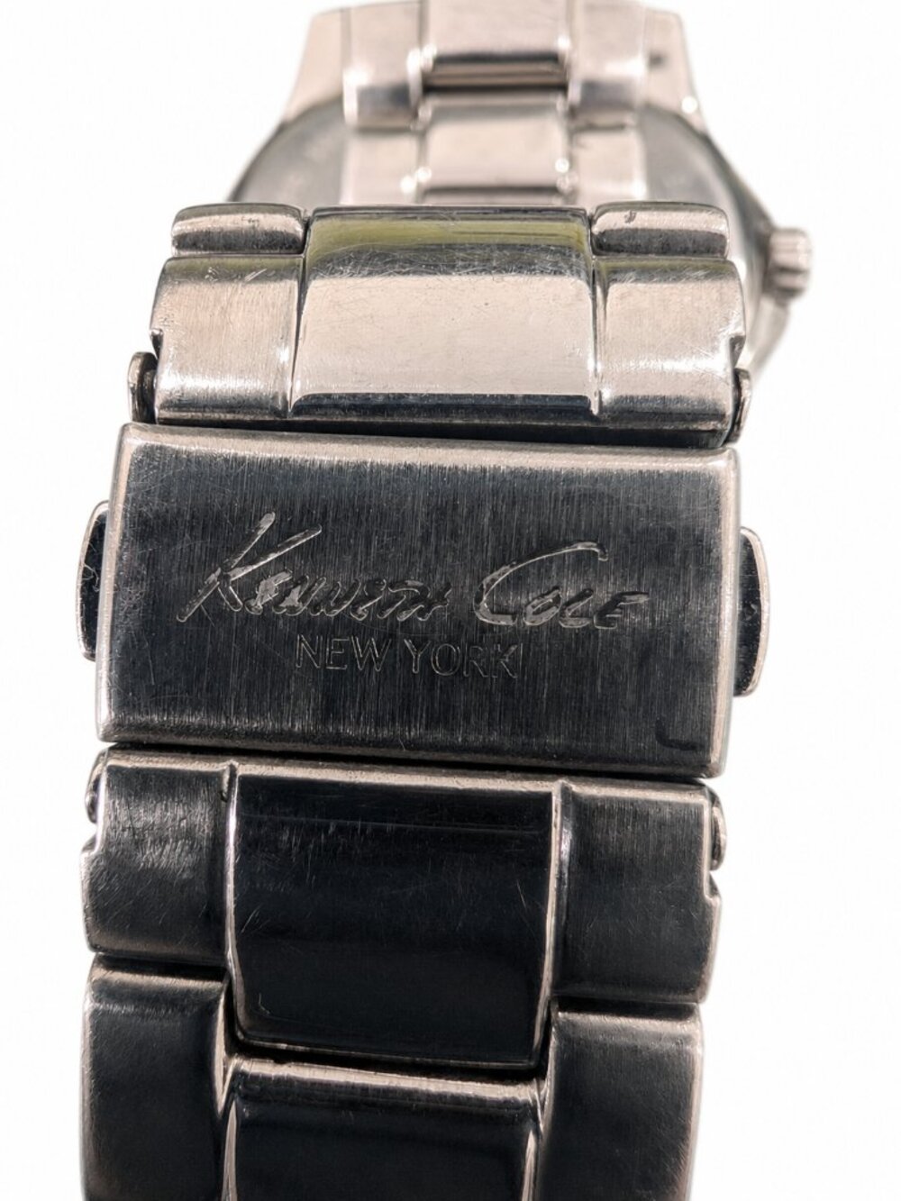 Kenneth Cole New York KC33673 Men’s Blue Dial Stainless Steel Watch 50M - Picture 2 of 3